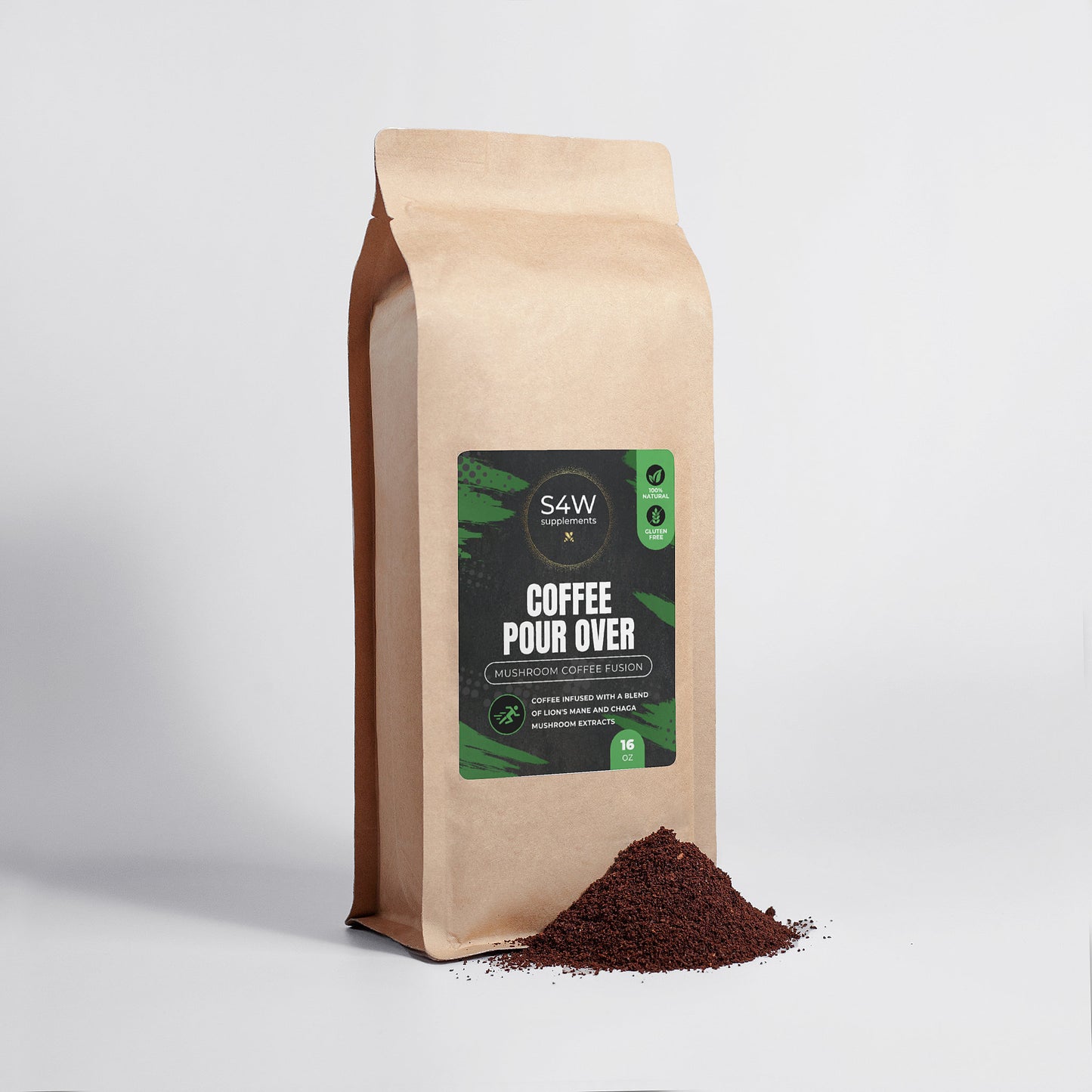 Mushroom Coffee Fusion - Lion’s Mane & Chaga 16oz