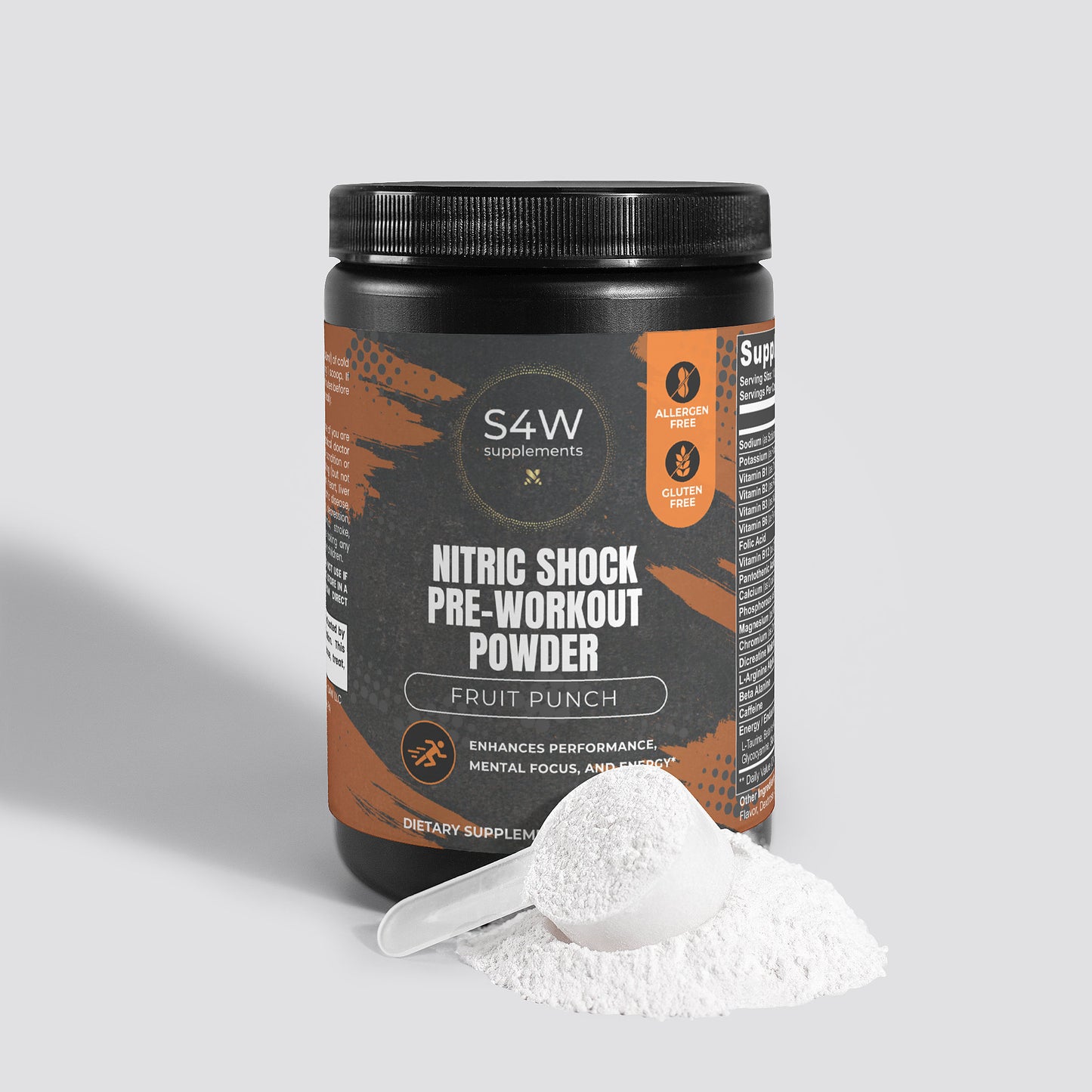 Nitric Shock Pre-Workout Powder (Fruit Punch)