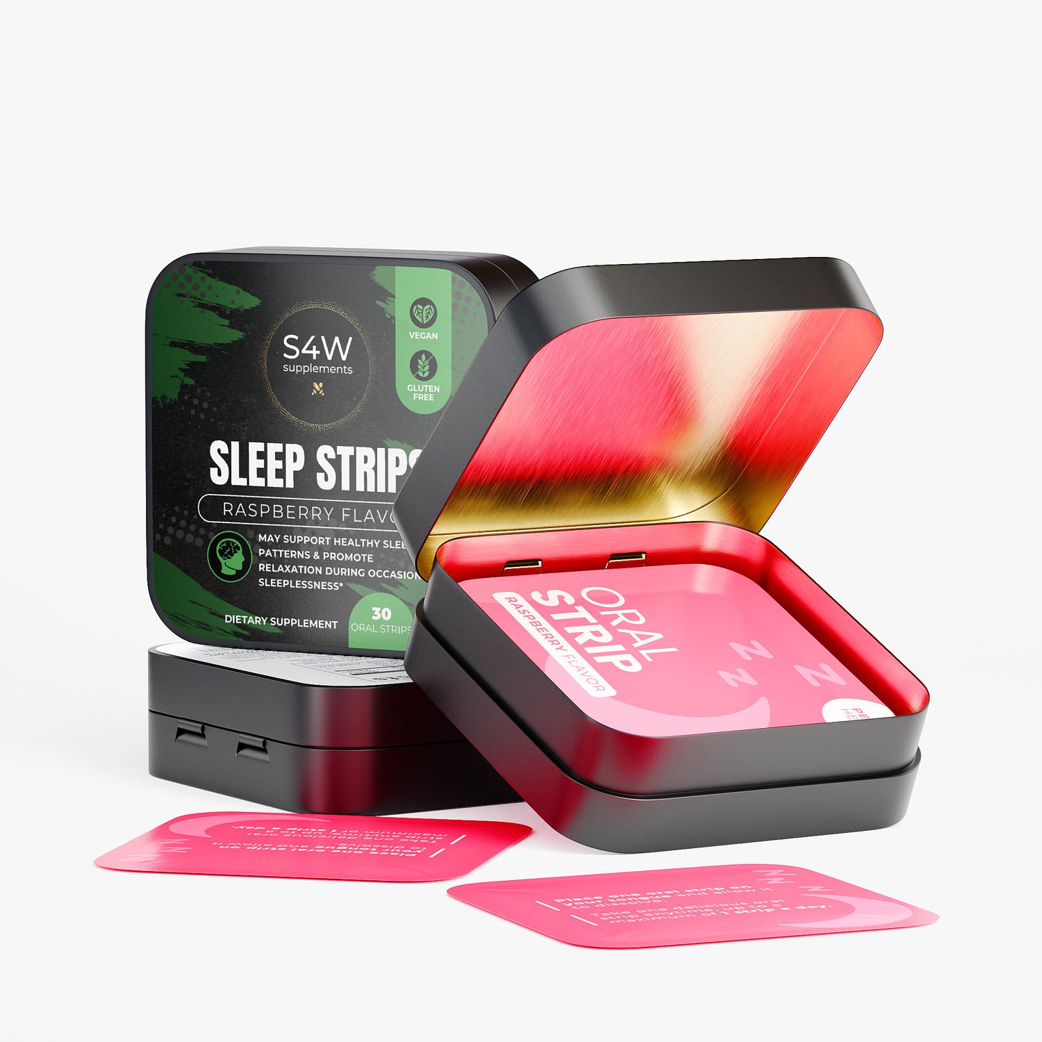 Sleep Strips with Melatonin & Valerian+