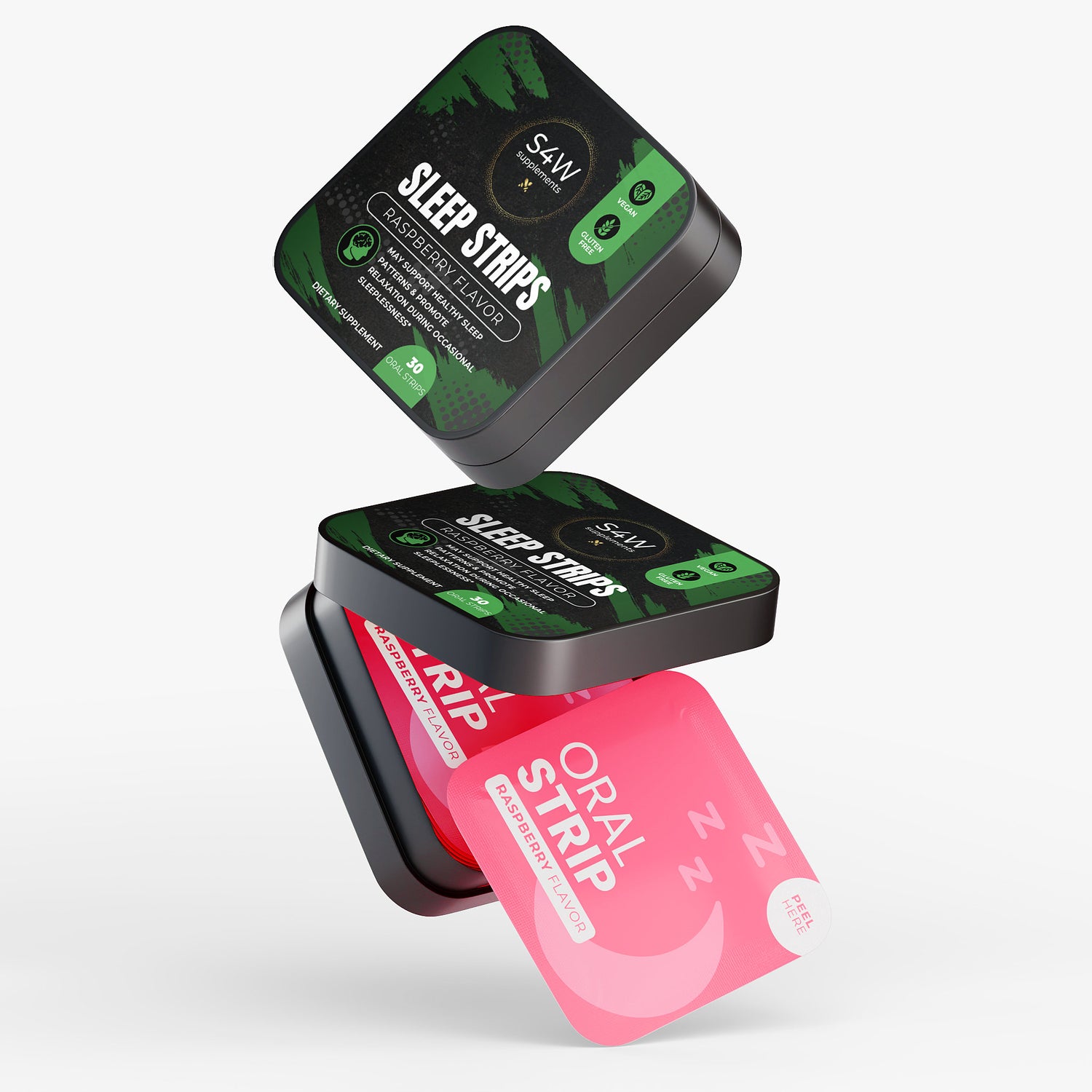 Sleep Strips with Melatonin & Valerian+