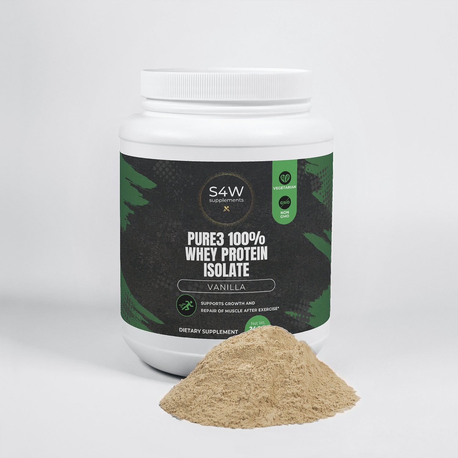 Pure3 100% Whey Protein Isolate (Vanilla)