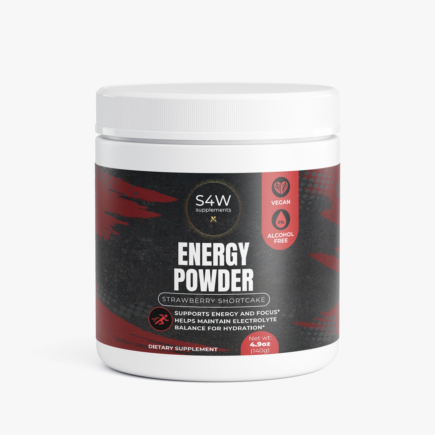 Energy Powder (Strawberry Shortcake)