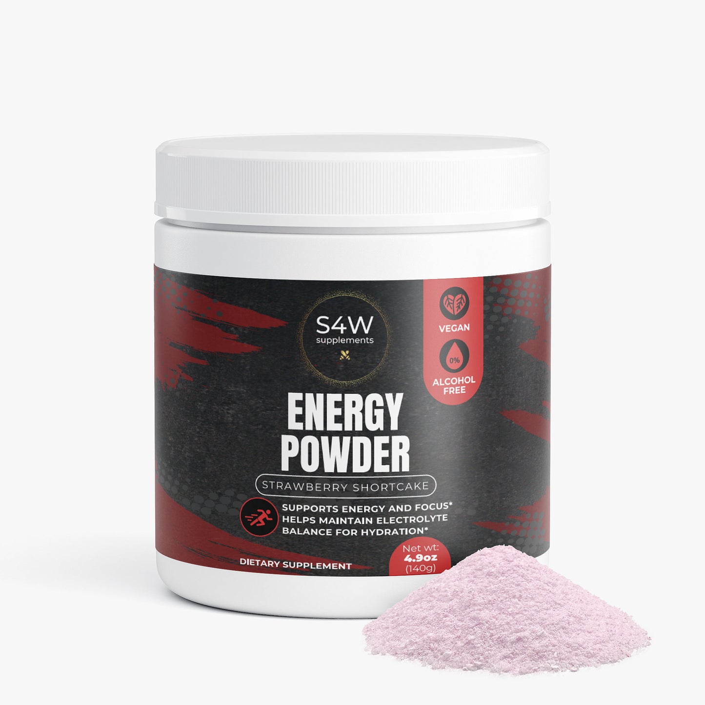 Energy Powder (Strawberry Shortcake)