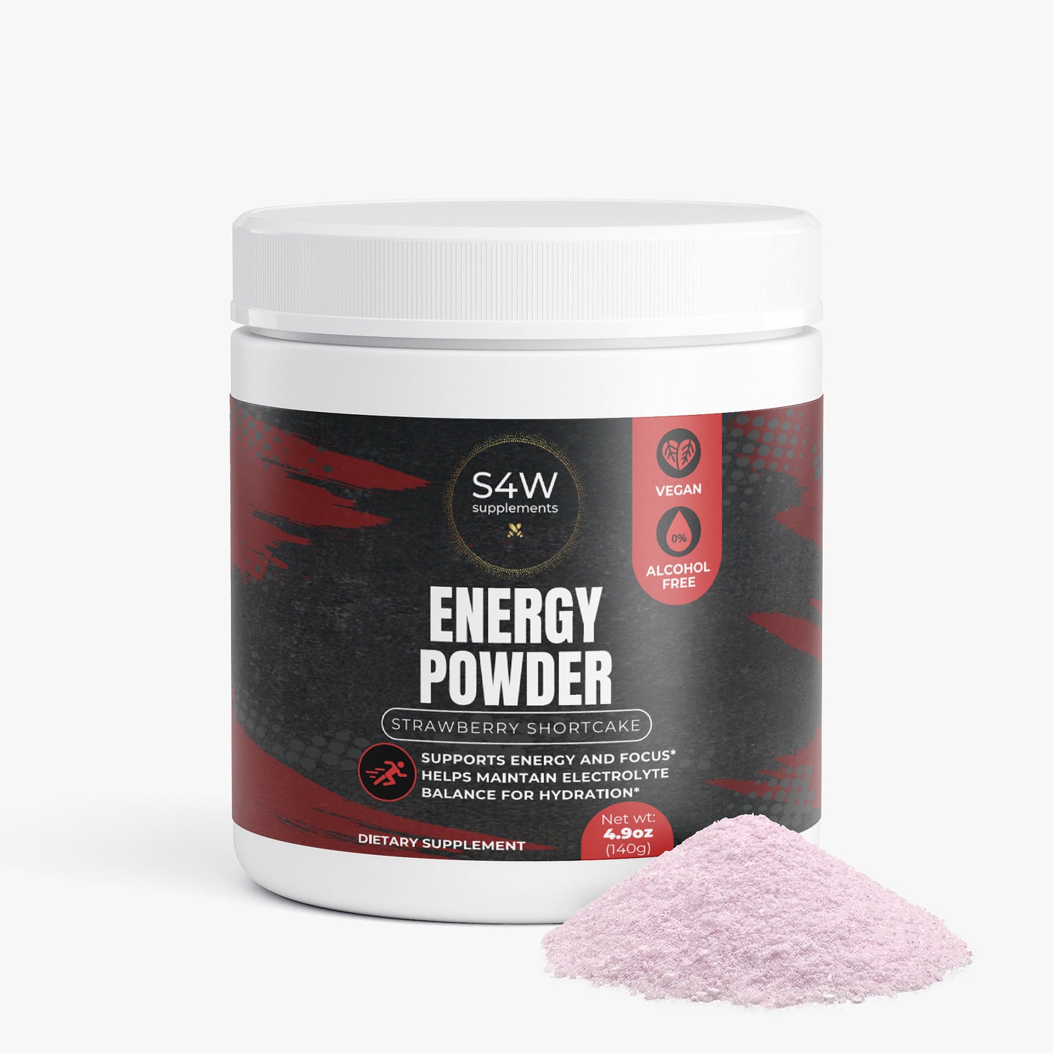 Energy Powder (Strawberry Shortcake)