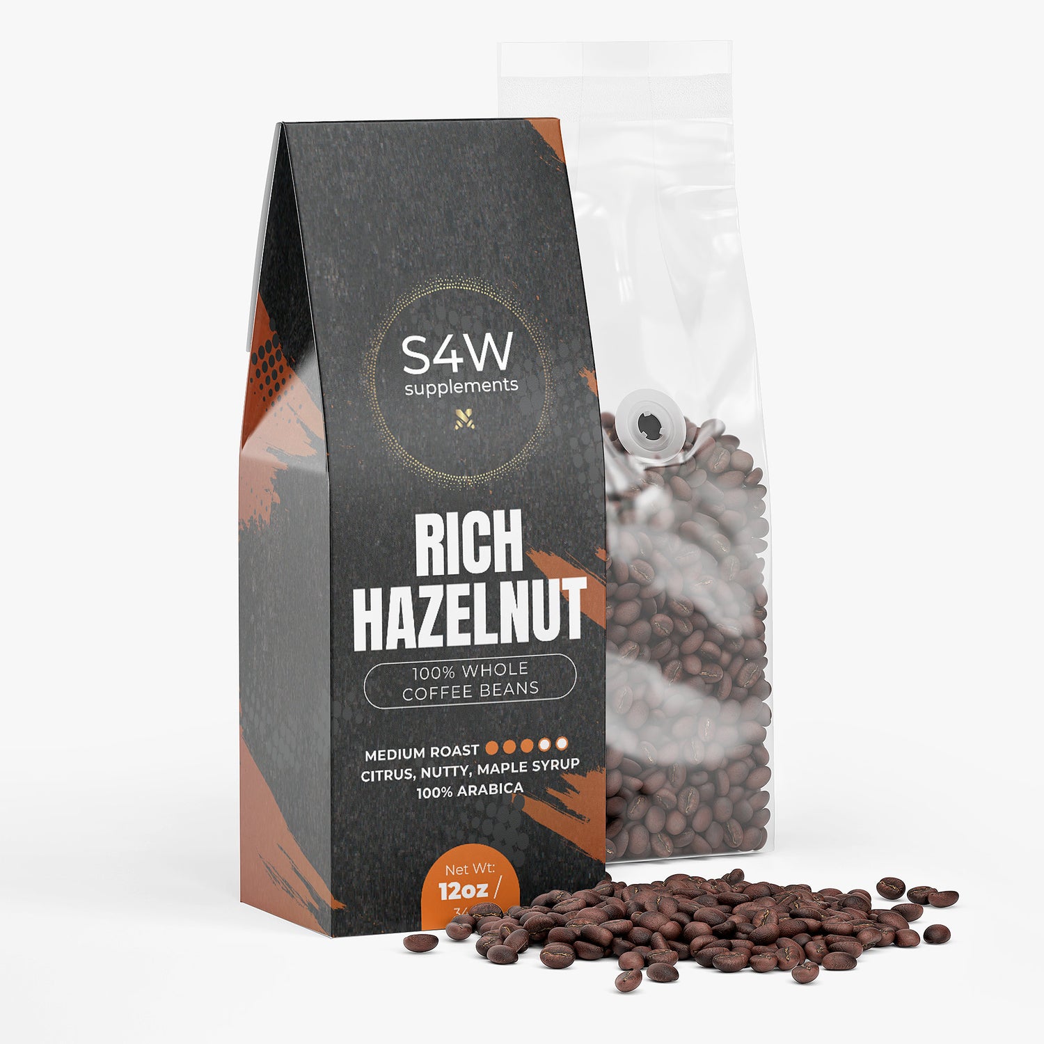 Rich Hazelnut Coffee (Medium Roast)