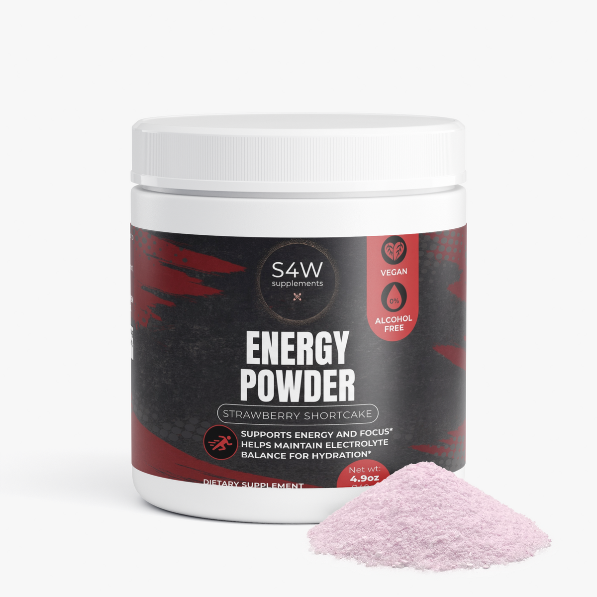 Energy Powder (Strawberry Shortcake)