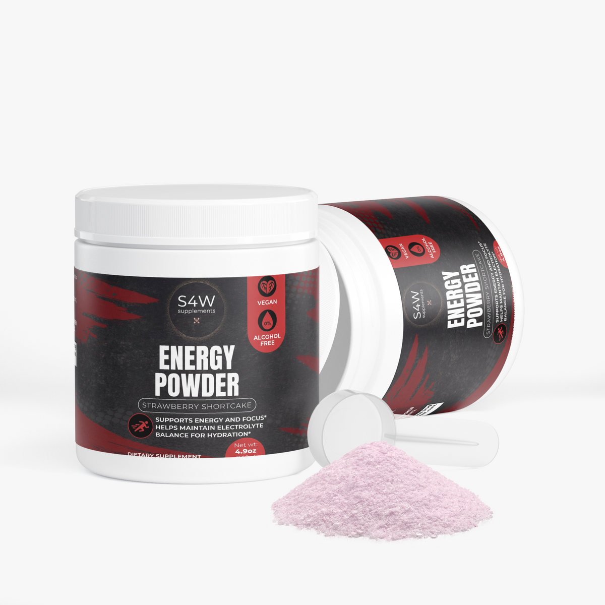 Energy Powder (Strawberry Shortcake)