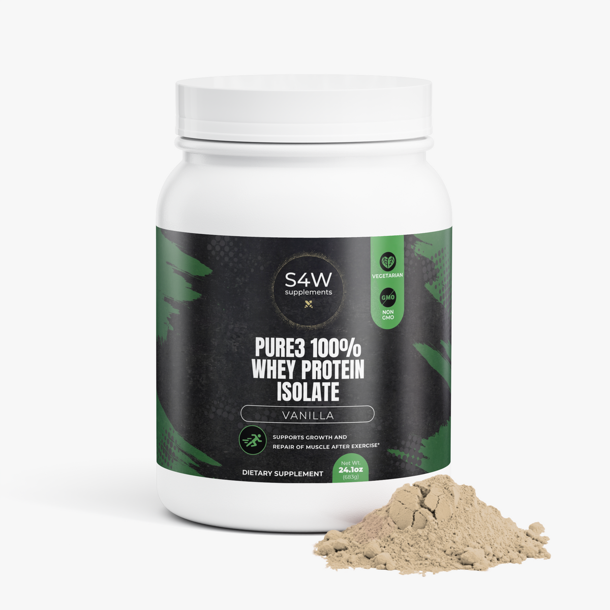 Pure3 100% Whey Protein Isolate (Vanilla)