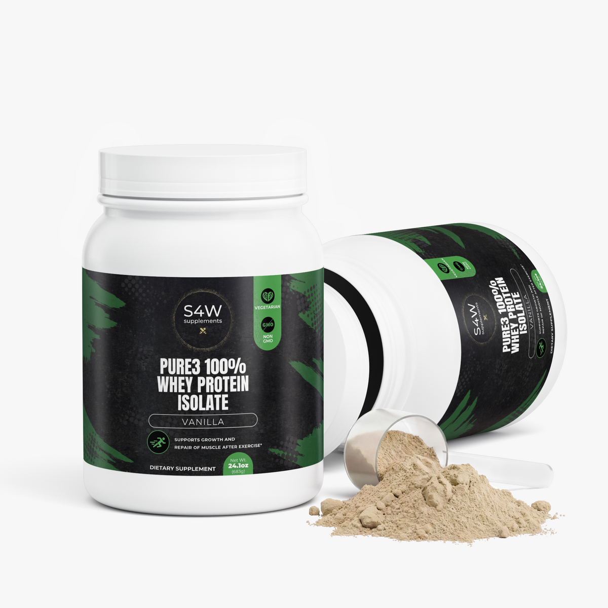 Pure3 100% Whey Protein Isolate (Vanilla)