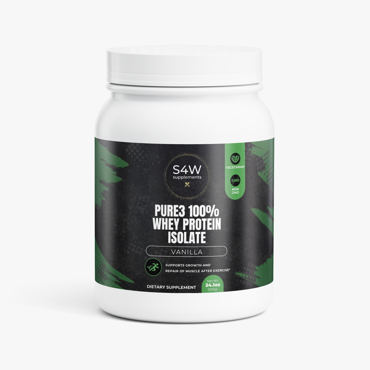 Pure3 100% Whey Protein Isolate (Vanilla)